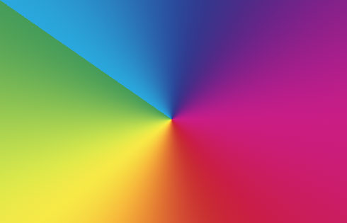 green orange blue