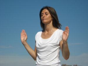 The posture for the prayer technique