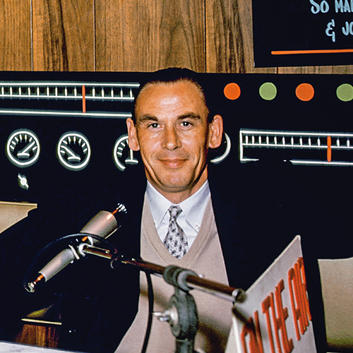 Dr. George King on the radio